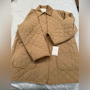 Toteme Quilted organic cotton blend barn jacket, size small, brand new